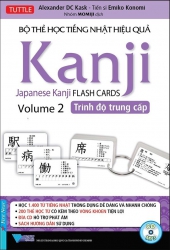 Bộ thẻ học tiếng Nhật hiệu quả Kanji - Trình độ trung cấp - volume 2