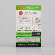 Katchup Flashcard ngữ pháp sơ cấp N5,4 - High Quality (1 màu)